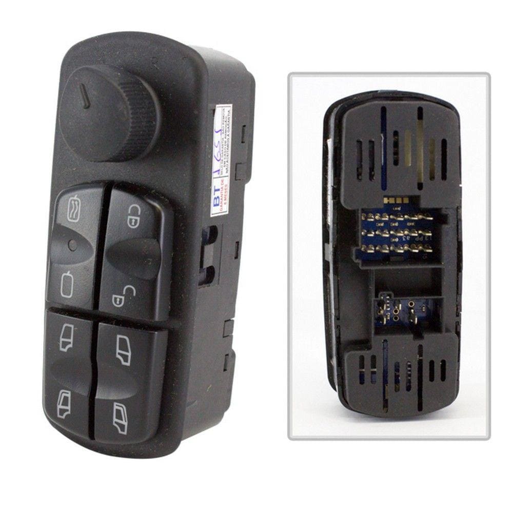 Botão Do Vidro Elétrico Mercedes Axor Completo - 0055452813