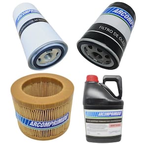 Filtros e 5L de Óleo Sintético do Atlas Copco G11 Série BQR