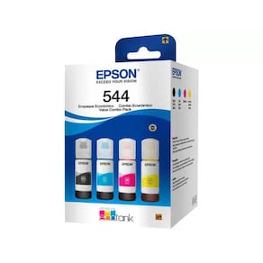 Kit Garrafas de Tinta Epson T544, 4 Cores - T544520-4P