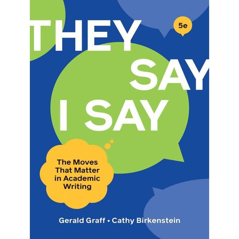 They Say - I Say