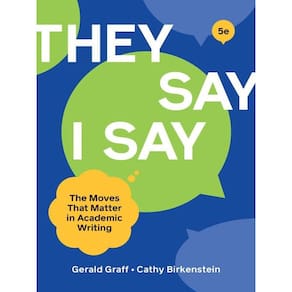 They Say - I Say
