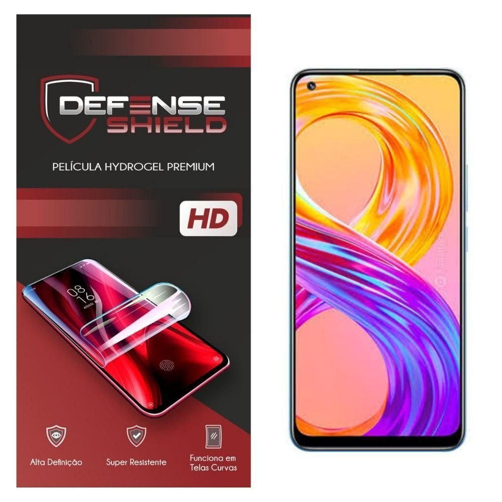 Pelicula Hydrogel Premium Proteção Frente + Verso Para Realme 8 Pro Defense Shield