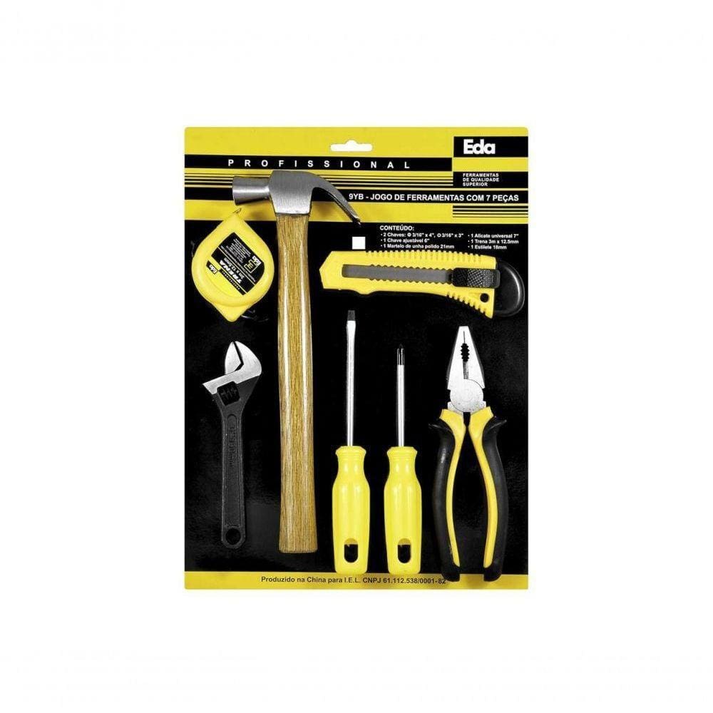 Jogo Ferramentas 7Pcs Blister 9Yb