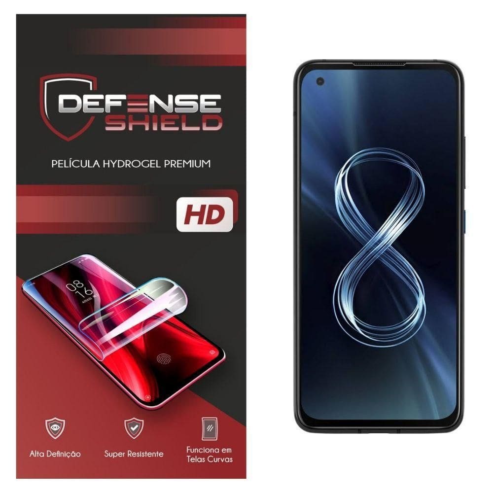 Pelicula Hydrogel Premium Proteção Frente + Verso Para Zenfone 8 Flip Defense Shield