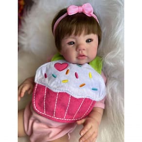 Bebê Reborn Alice - Kit Simples Corpo Do Bebê Tecido