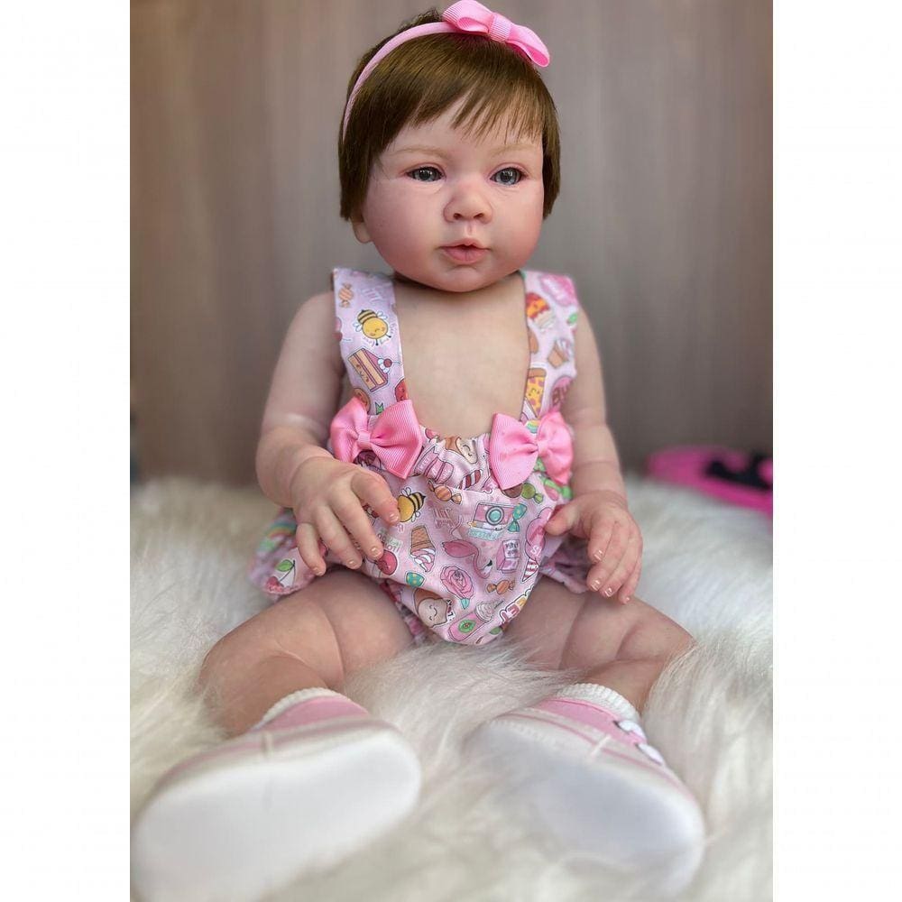 Bebê Reborn Bella - Kit Simples Corpo Do Bebê Tecido