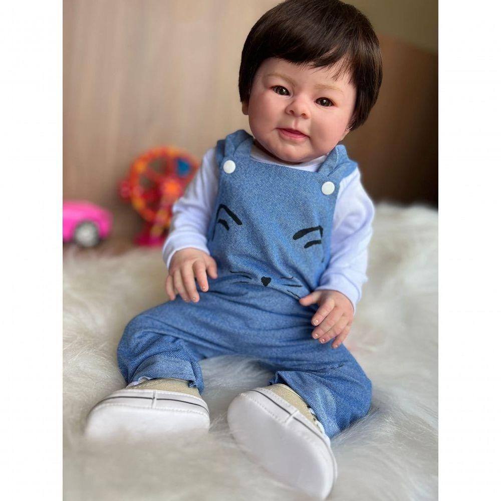 Bebê Reborn Miguel - Kit Completo Corpo Do Bebê Tecido