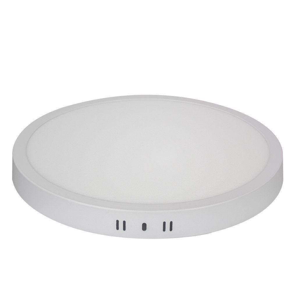 Painel Led Branco Redondo Sobrepor 6w 6000k Branco Branco - 6w