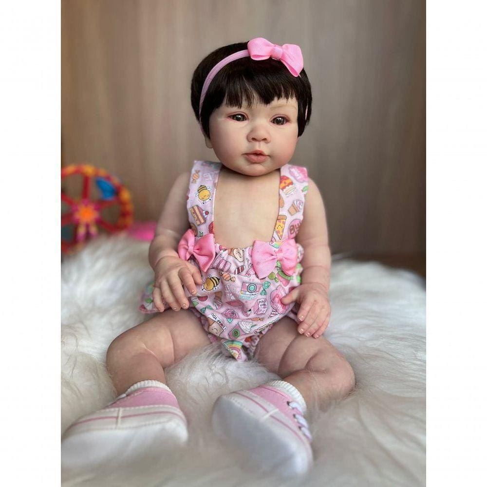 Bebê Reborn Luiza - Kit Simples Corpo Do Bebê Tecido
