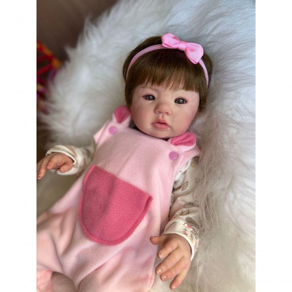 Bebê Reborn Maria - Kit Simples Corpo Do Bebê Tecido