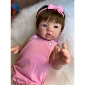 Bebê Reborn Bia - Kit Simples Corpo Do Bebê Tecido