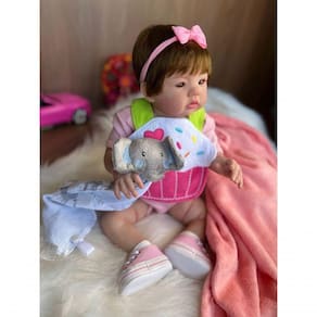 Bebê Reborn Alice - Kit Completo Corpo Do Bebê Vinil