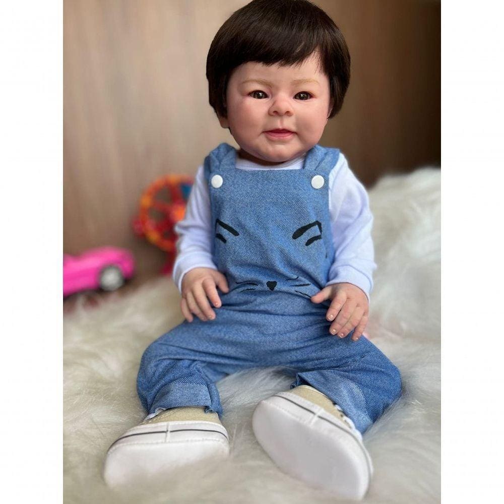 Bebê Reborn Miguel - Kit Simples Corpo Do Bebê Tecido