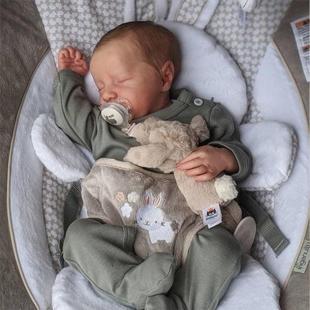 Bebe Reborn Realpo Vinyl 49 Cm Alta Qualidade
