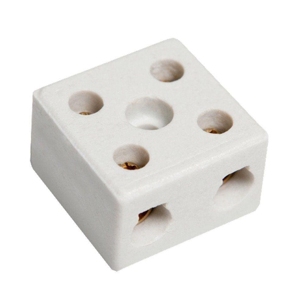 Conector De Porcelana Bipolar 6mm - Fertak