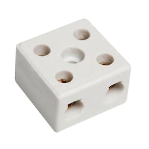 Conector De Porcelana Bipolar 16mm - Fertak