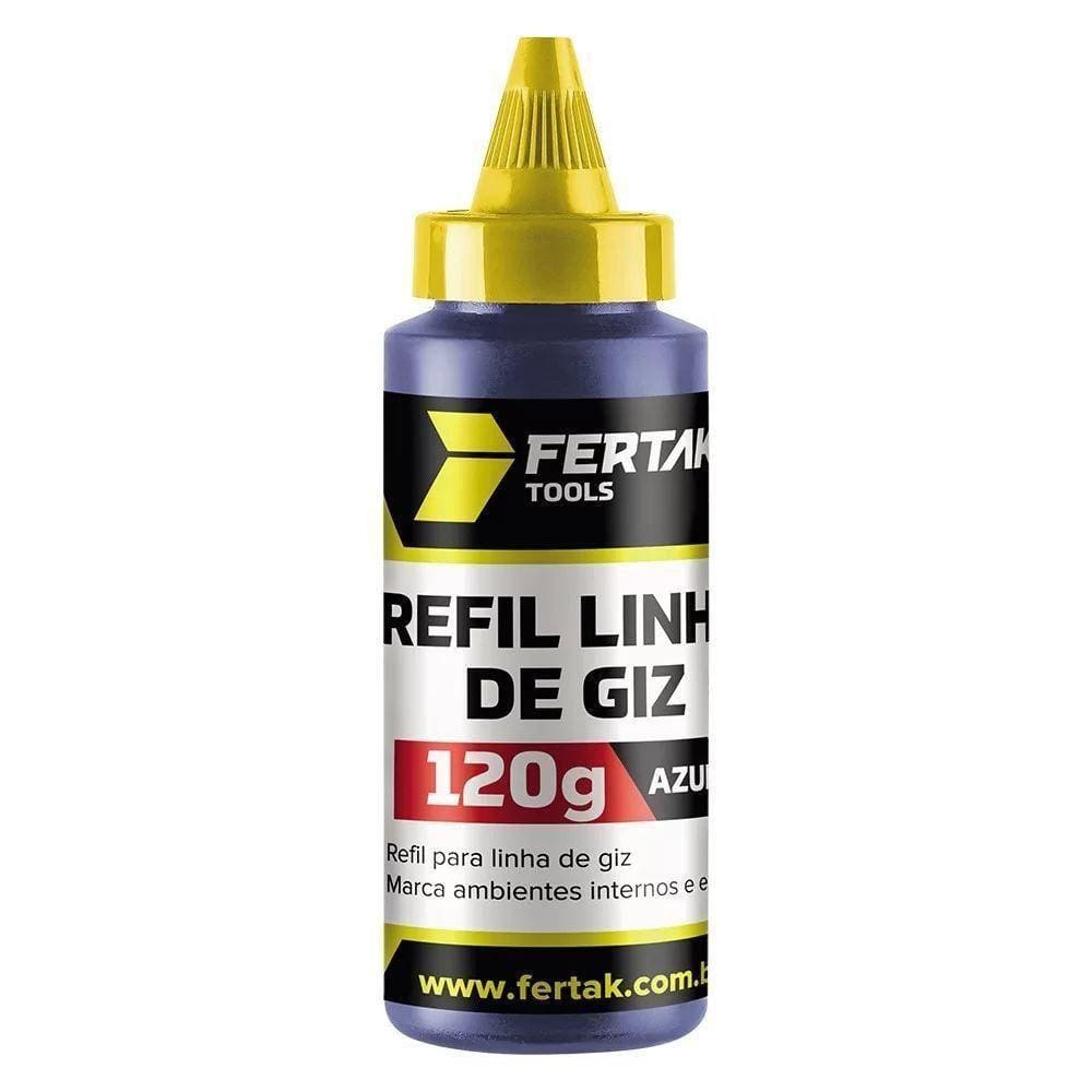 Refil Linha De Giz 120g Azul - Fertak