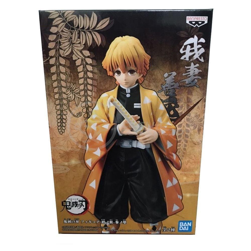 Action Figure Kimetsu No Yaiba Boneco Zenitsu Agatsuma Raio Demon Slayer 14cm