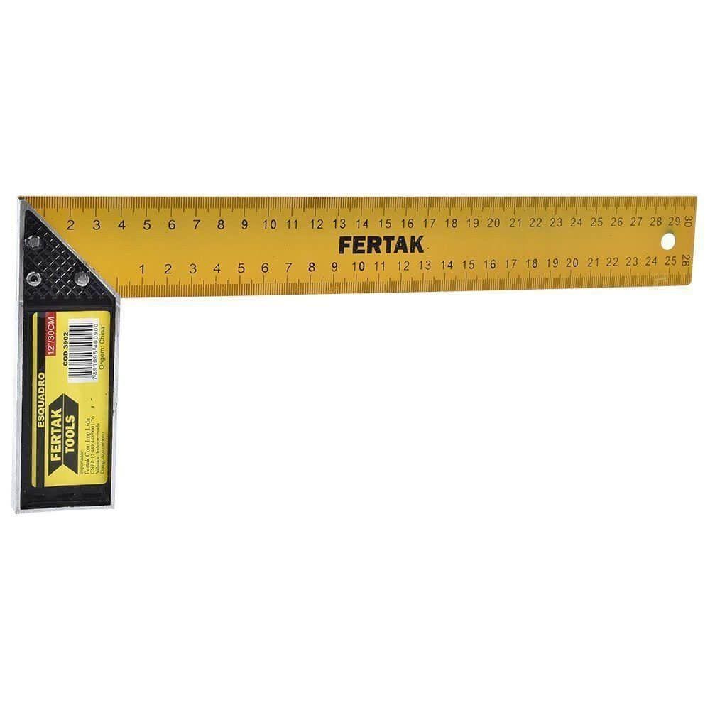 Esquadro De Alumínio 12 &quot; - Fertak