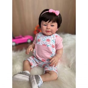 Bebê Reborn Valentina - Kit Simples Corpo Do Bebê Tecido