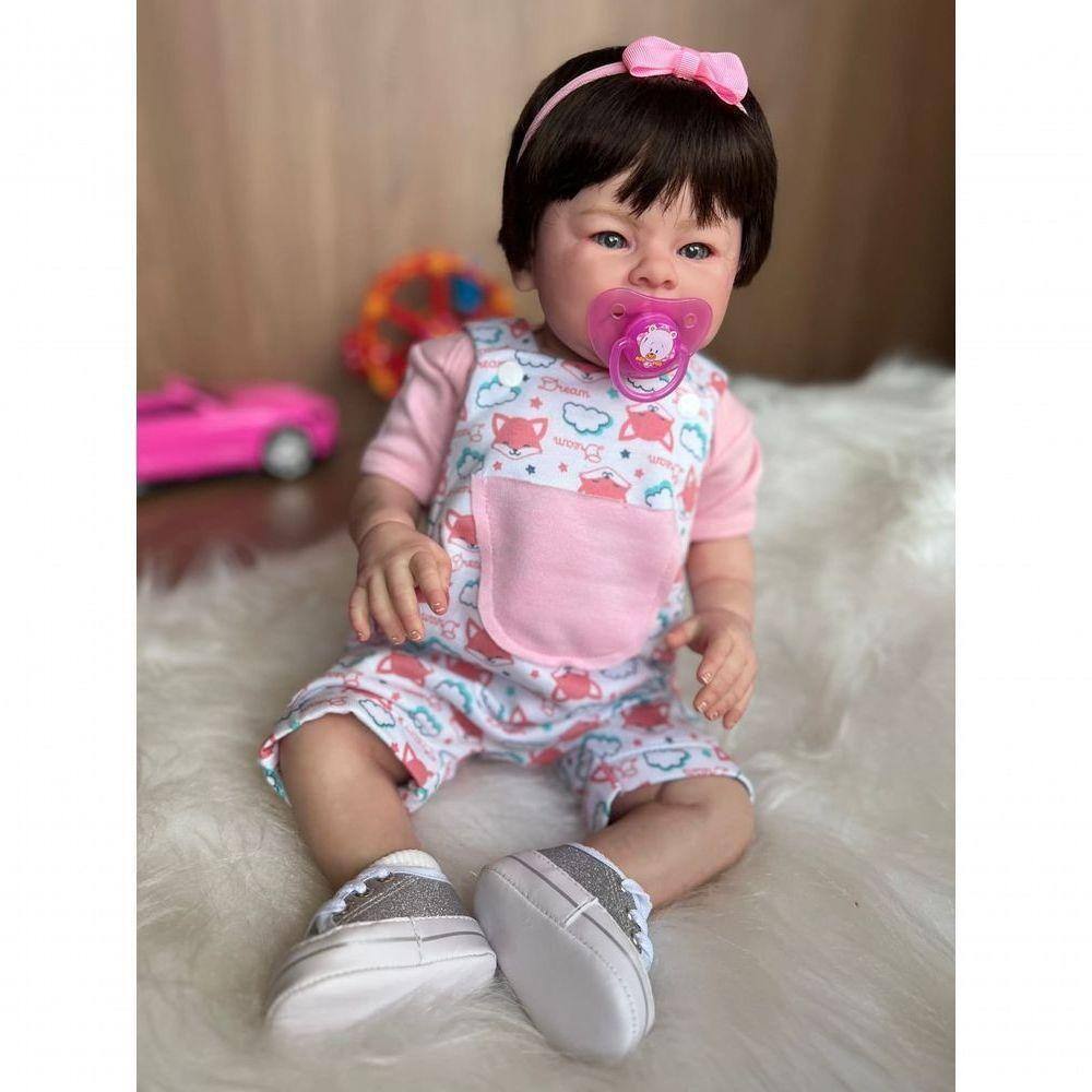 Bebê Reborn Valentina - Kit Completo Corpo Do Bebê Tecido