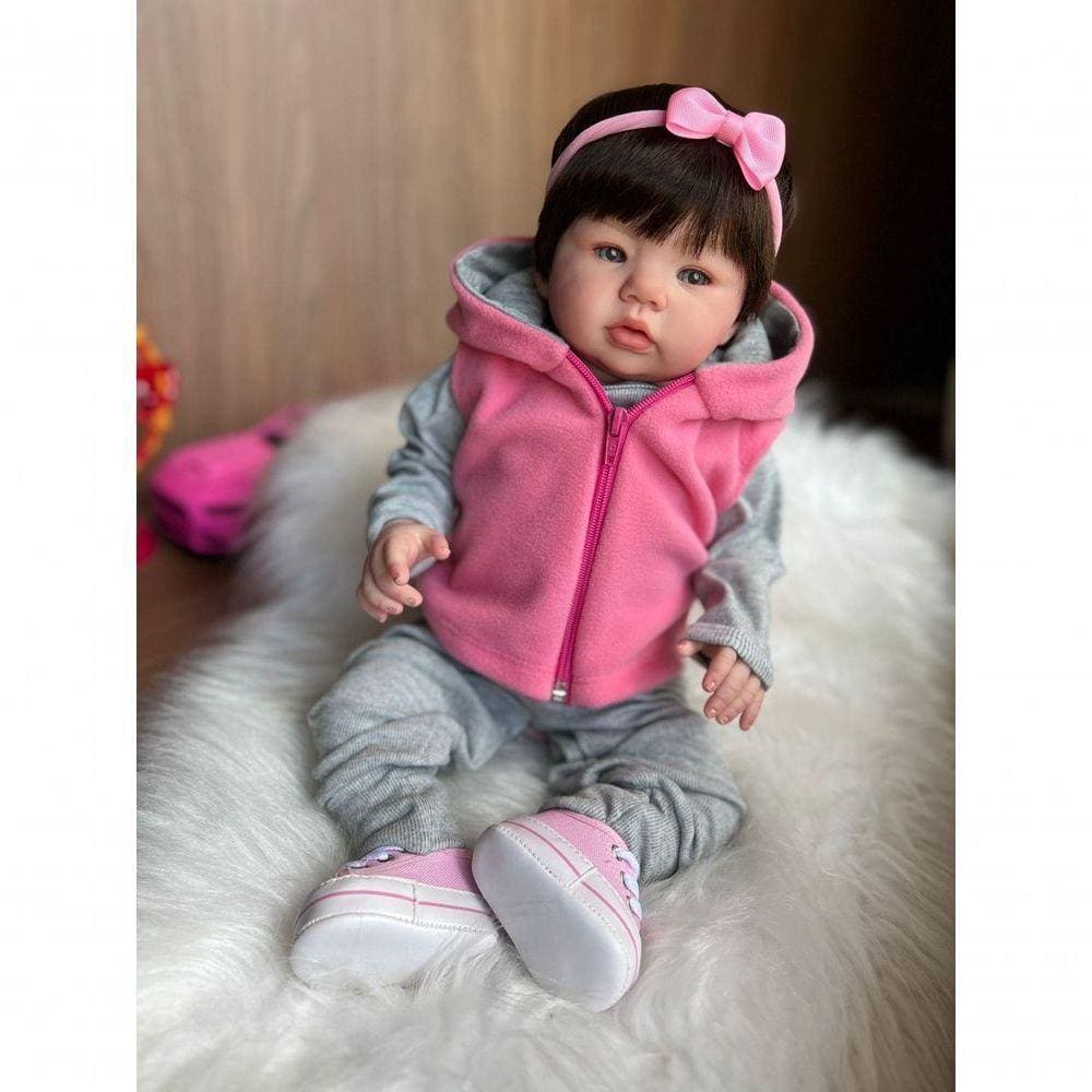 Bebê Reborn Lívia Kit Simplespo Do Bebê Tecido