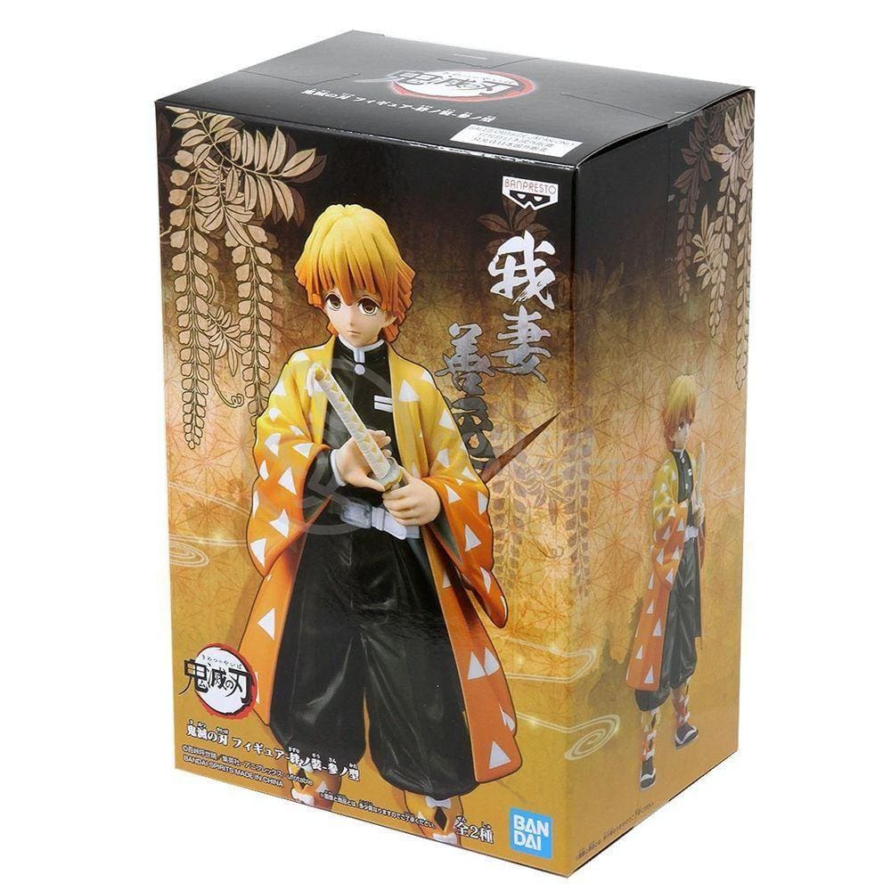 Action Figure Kimetsu No Yaiba Boneco Zenitsu Agatsuma Raio Demon Slayer 14cm