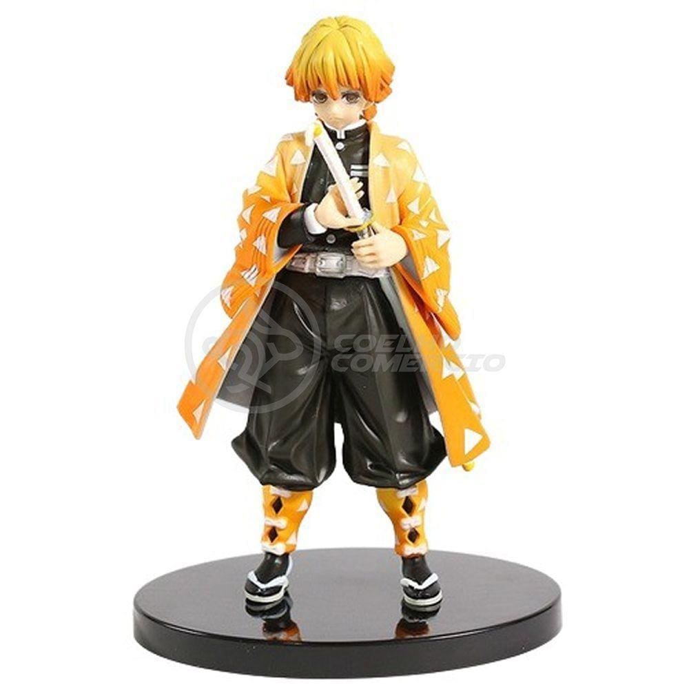 Action Figure Kimetsu No Yaiba Boneco Zenitsu Agatsuma Raio Demon Slayer 14cm