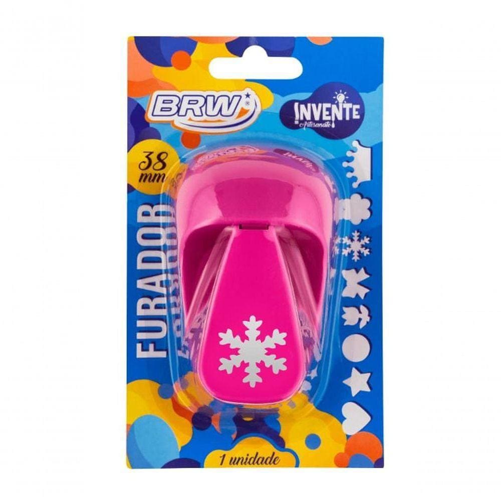 Furador De Eva Estampado 38mm - Brw Floco De Neve