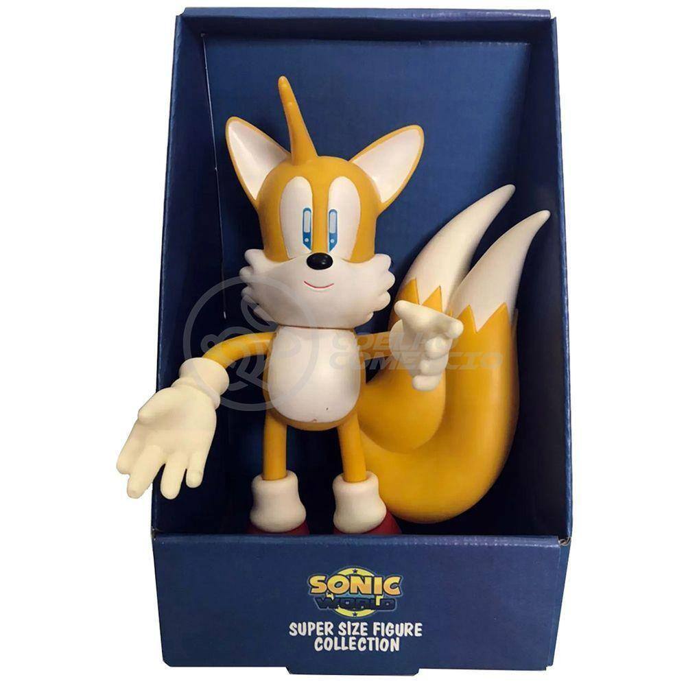 Boneco Sonic Grande Super Size - 23cm em Promoção é no Buscapé