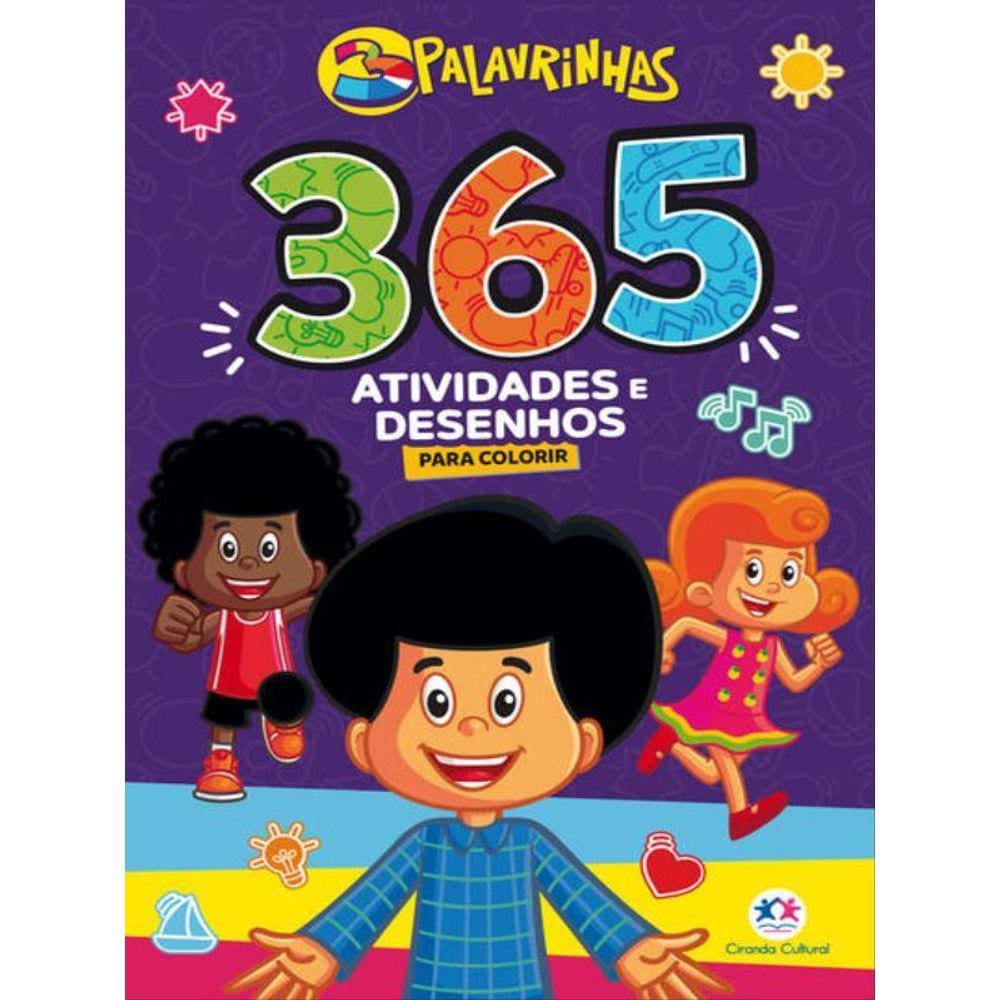3 Palavrinhas - 365 Atividades E Desenhos Para Colorir
