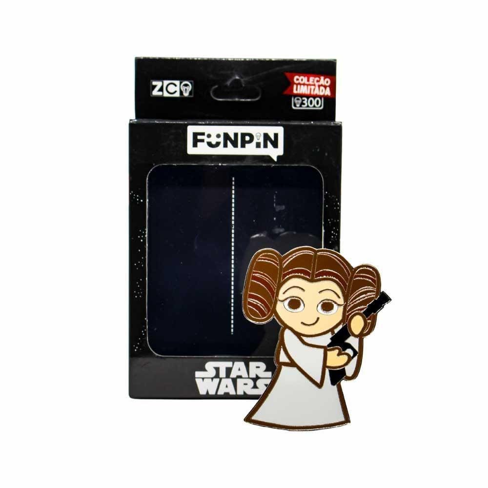 Funpin Princesa Leia - Star Wars em Metal Zamak 10cm