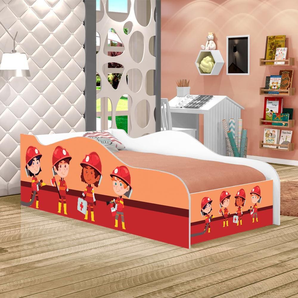 Mini Cama Fun Tropa Bombeiros