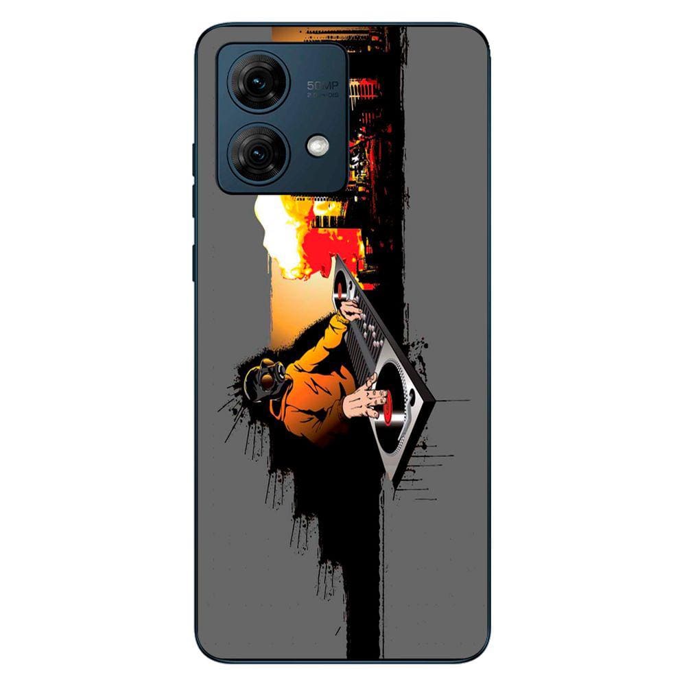 Capa Adesivo Skin264 Verso Para Motorola Moto G84