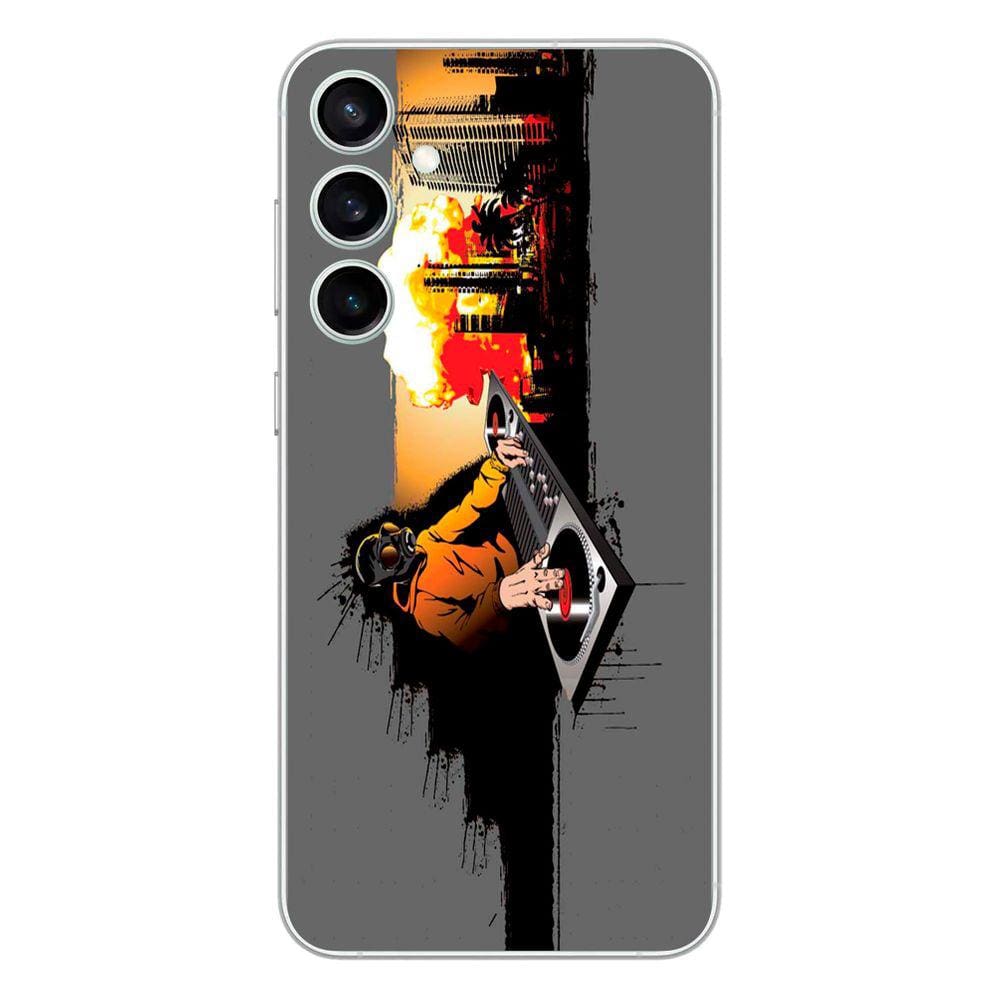 Capa Adesivo Skin264 Verso Para Samsung Galaxy S23 FE