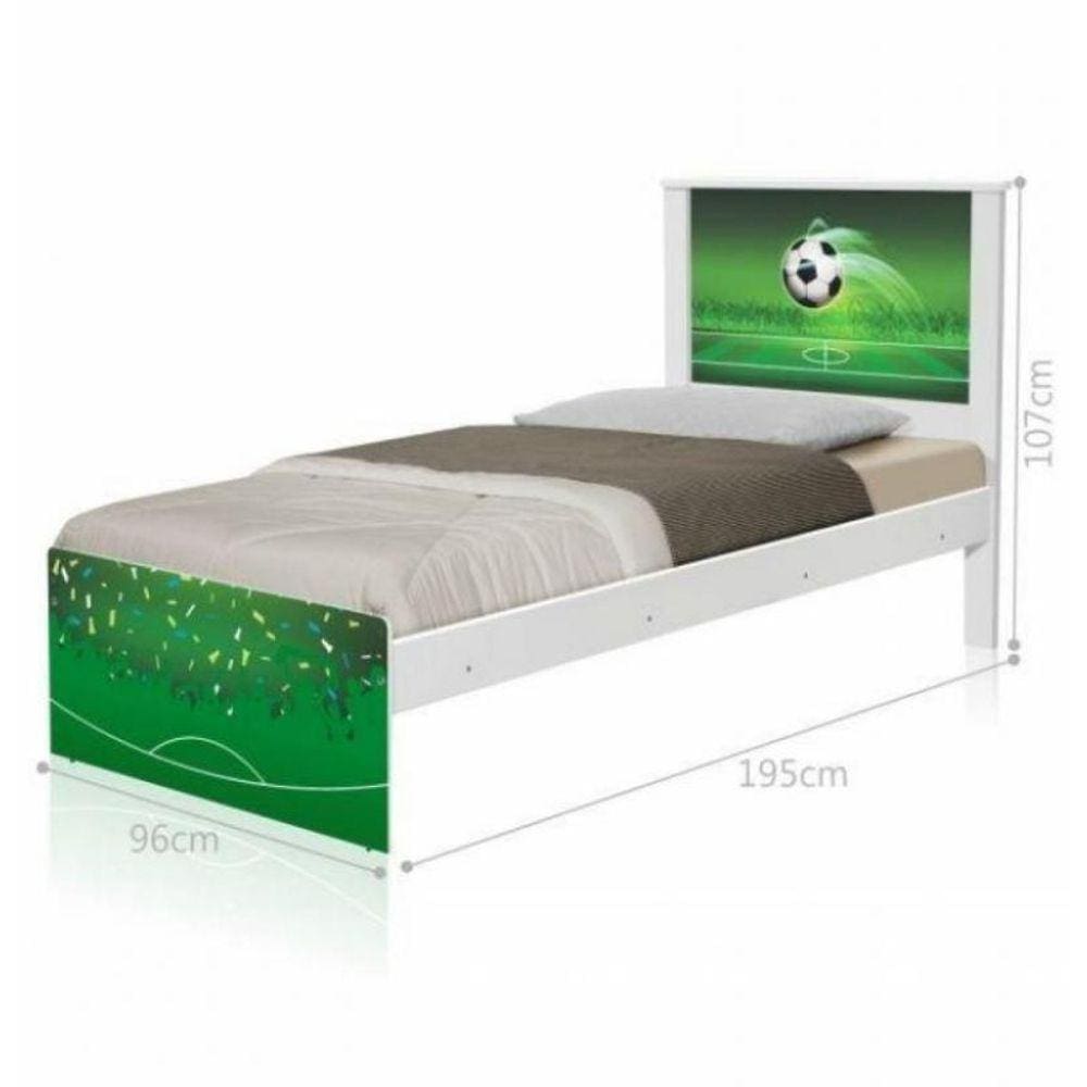 Cama Solteiro BarceloCopa Futebol