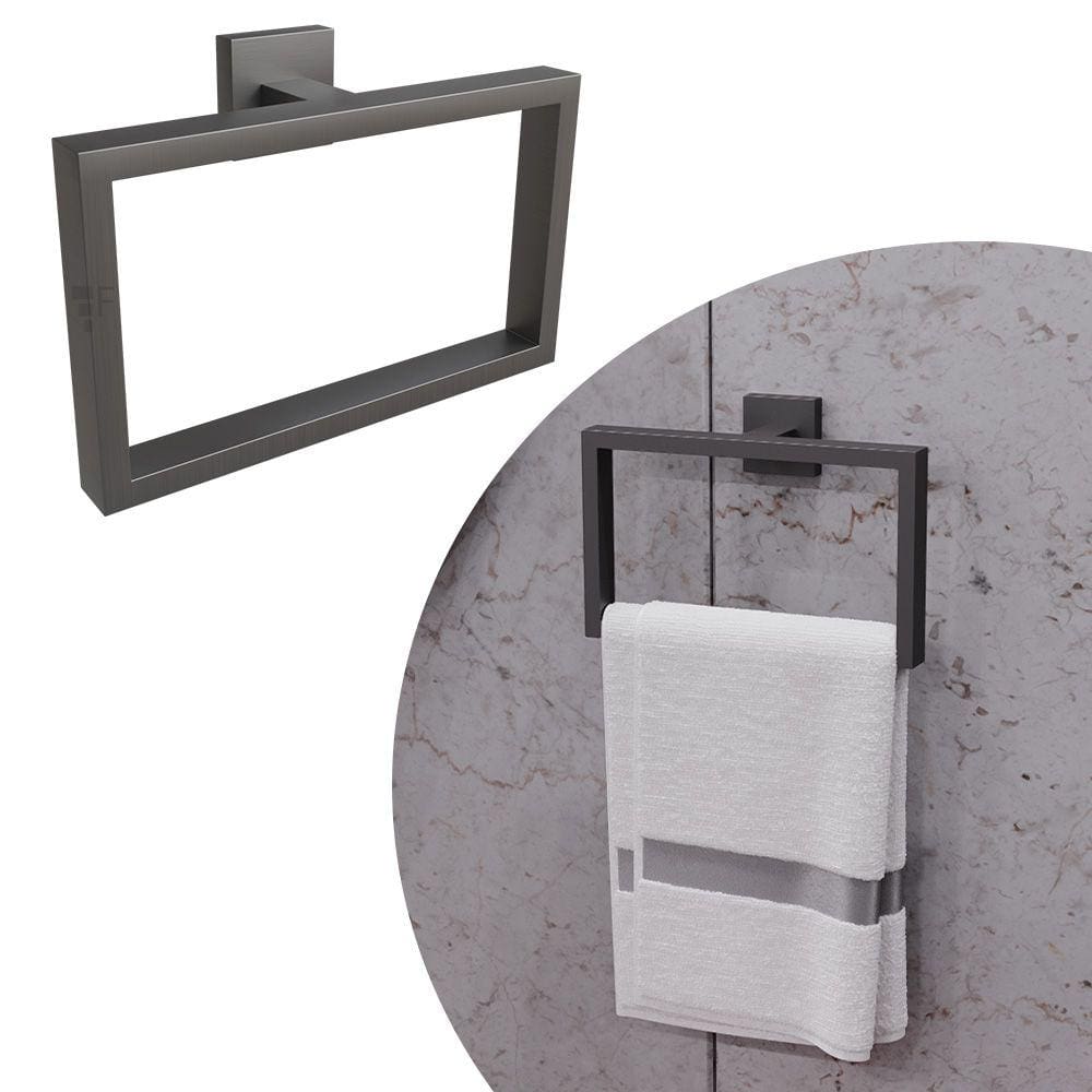 Porta Toalha Argola- Eterna Onix