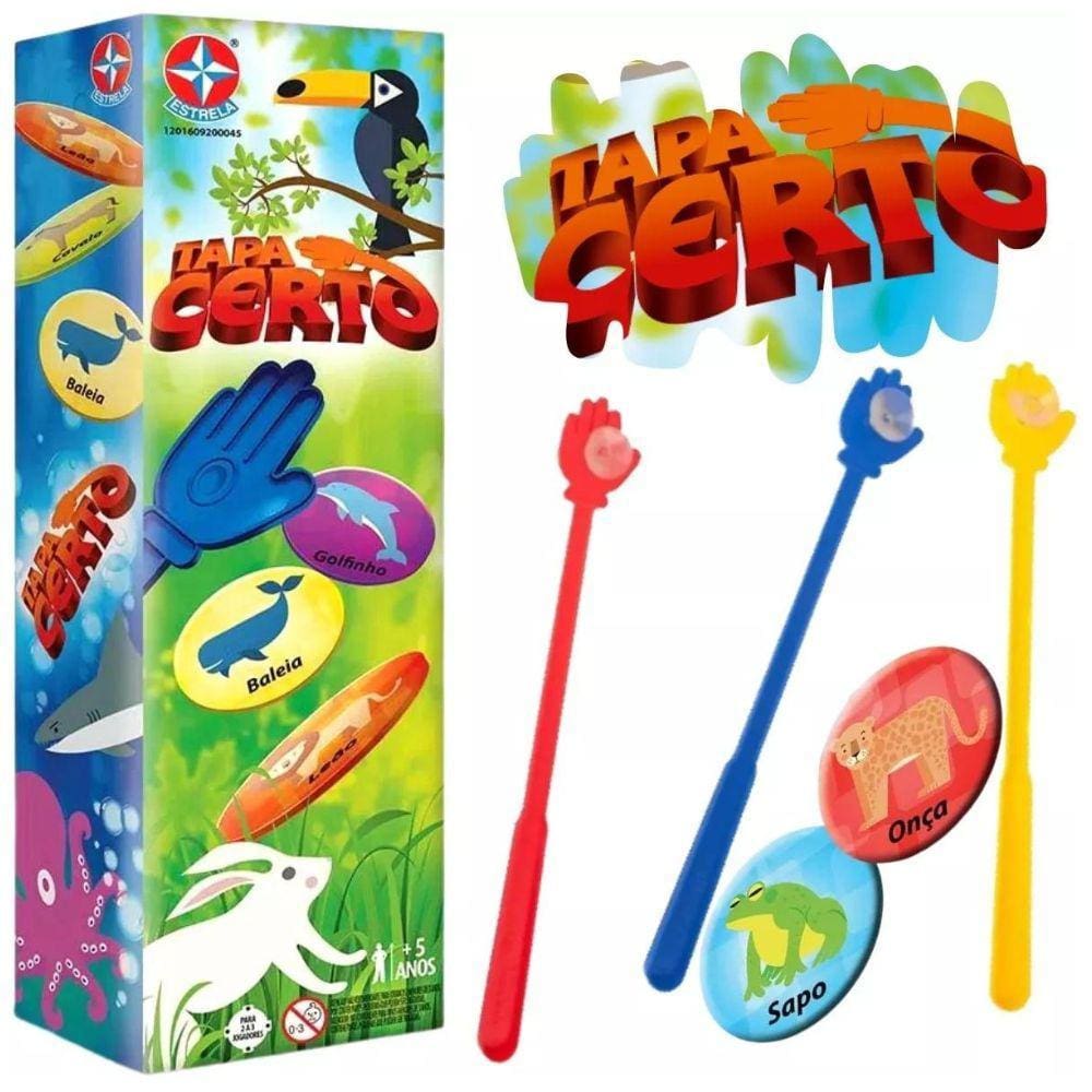 Jogo de Mesa Infantil Tapa Certo Brinquedo Estrela