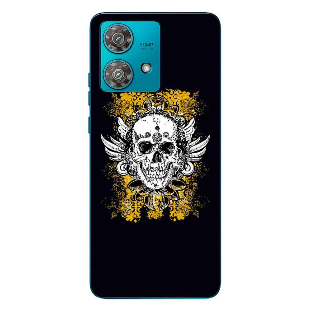 Capa Adesivo Skin374 Verso Para Motorola Edge 40 Neo