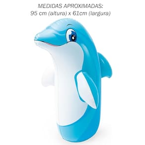 Brinquedo Boneco Inflável Teimoso Golfinho João Bobo Intex