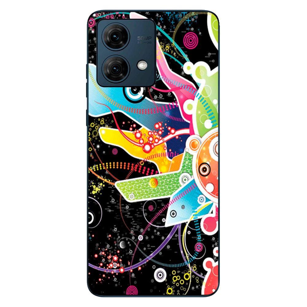 Capa Adesivo Skin058 Verso Para Motorola Moto G84
