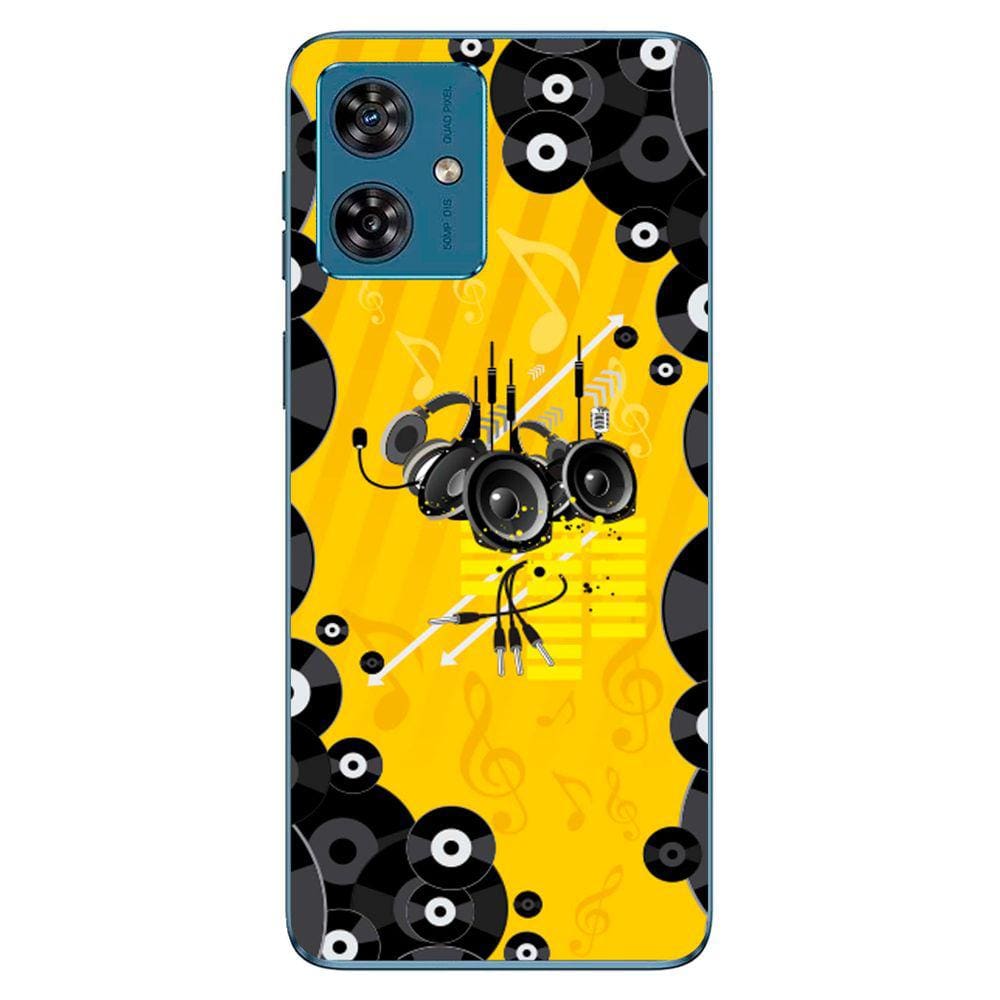 Capa Adesivo Skin354 Verso Para Motorola Moto G54