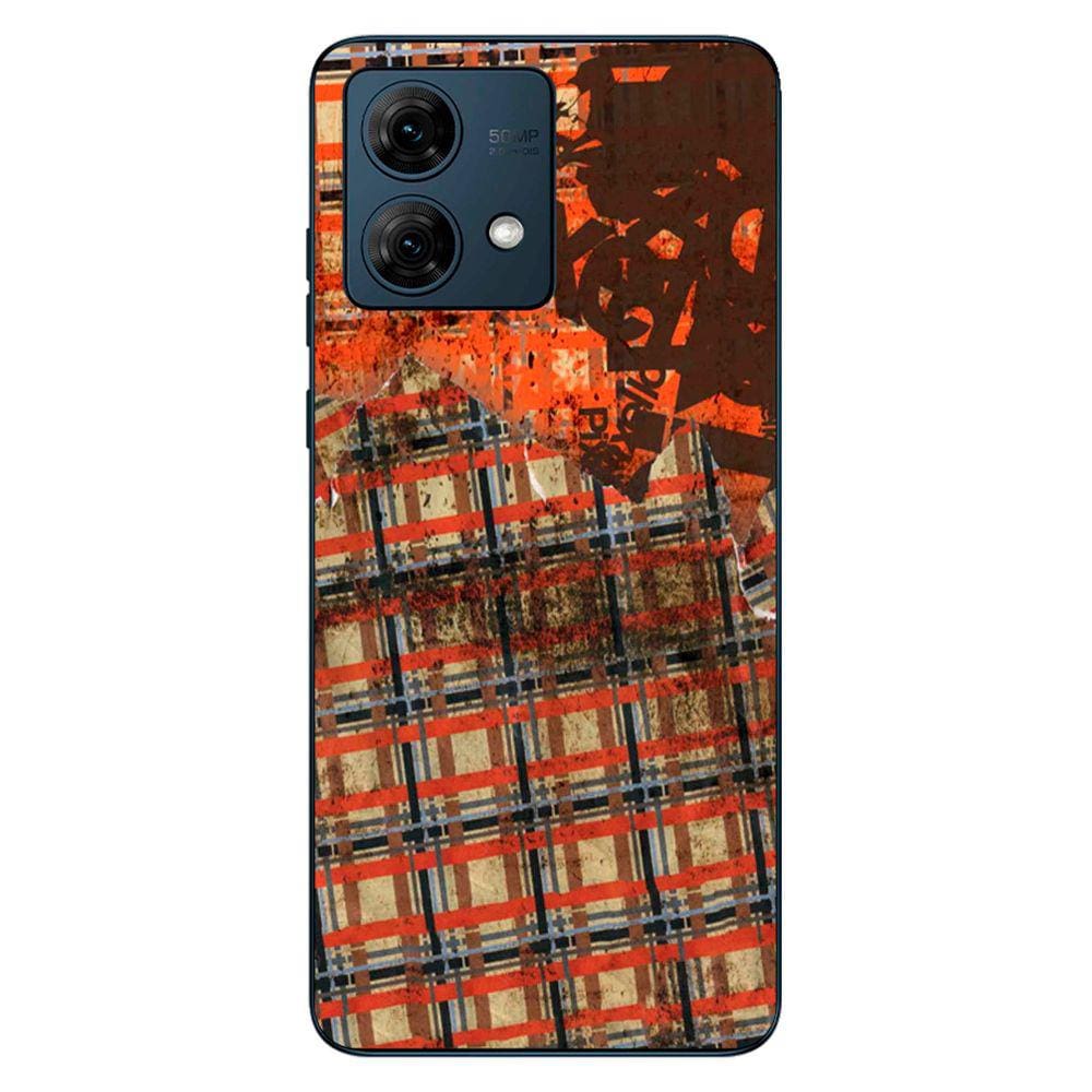 Capa Adesivo Skin194 Verso Para Motorola Moto G84