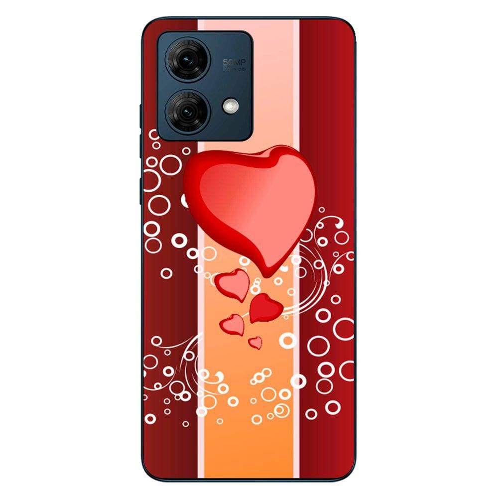 Capa Adesivo Skin372 Verso Para Motorola Moto G84