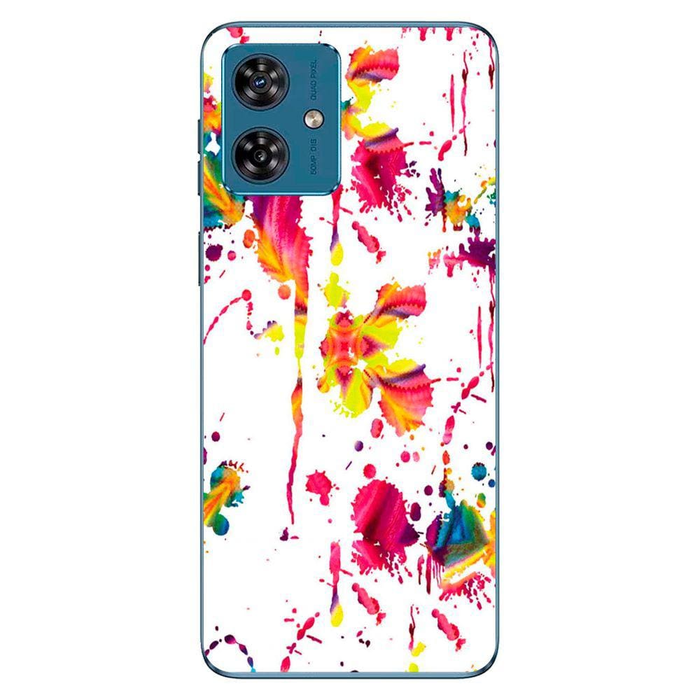 Capa Adesivo Skin205 Verso Para Motorola Moto G54