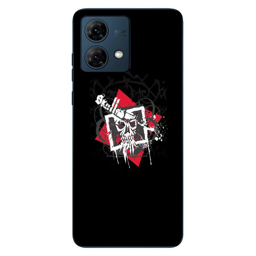 Capa Adesivo Skin015 Verso Para Motorola Moto G84