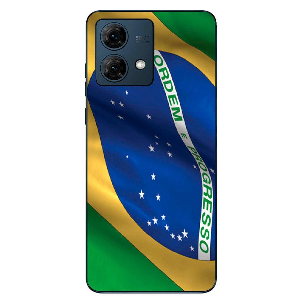 Capa Adesivo Skin628 Verso Para Motorola Moto G84