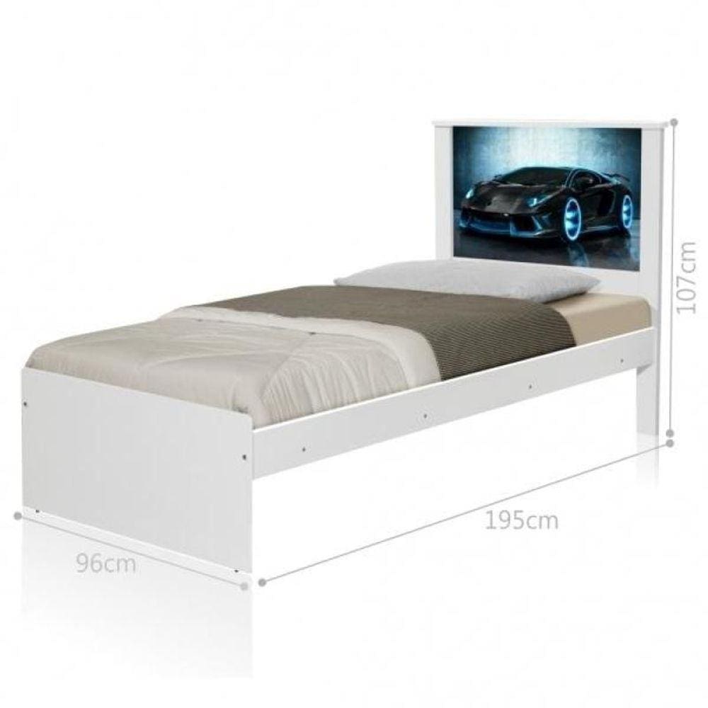 Cama Solteiro Carro Sport Raio