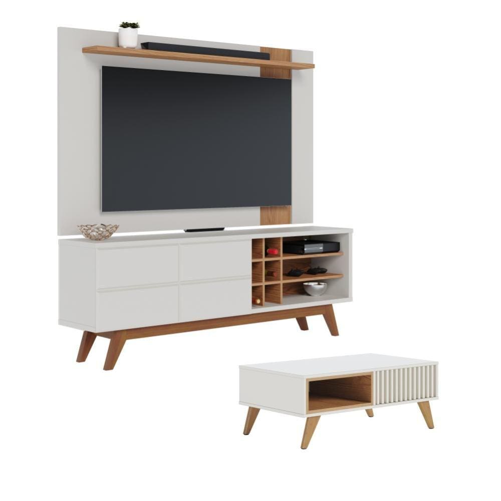 Conjunto Home para TV Mesa de Centro Dia