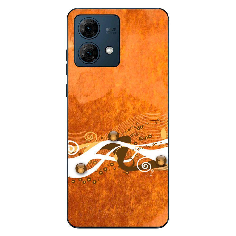 Capa Adesivo Skin371 Verso Para Motorola Moto G84